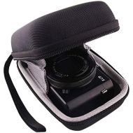 WERJIA Hard EVA Travel Case for Canon PowerShot SX720 SX620 SX730 SX740 G7X Digital Camera (Black)