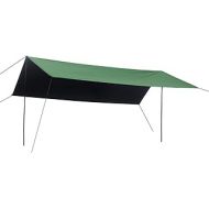ZJDU Camping Tarp, Ultralight Hammock Rain Fly Tent Tarp,Waterproof UV Protection Canopy Tent Tarp Shelter,with Tarpaulin Poles and Accessories,for Camping & Hiking Equipment