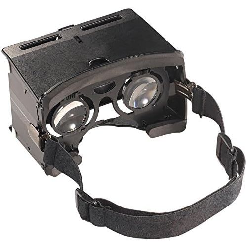  auvisio Video Glasses: Foldable Mini Travel Virtual Reality Glasses 3D for Smartphones VR Glasses for 3D Content & Apps