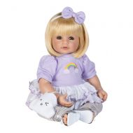 Adora ToddlerTime Doll Over The Rainbow 20 inch Toddler Baby Doll in CuddleMe Vinyl, Realistic Lifelike Weighted Cloth Body, Blonde Hair & Blue Eyes