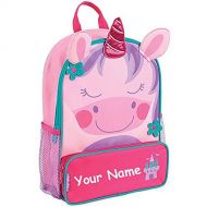 Stephen Joseph Personalized Sidekick Unicorn Backpack With Name