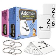 [아마존베스트]Star Right Addition and Subtraction Flashcards with 4 Metal Binder Rings | 338 Self Checking Flashcards | for Ages 6 and Up