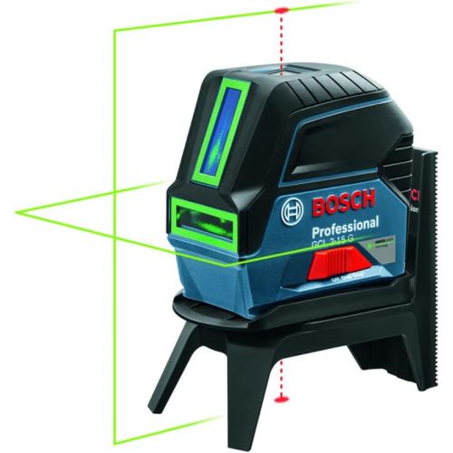  [아마존베스트]Bosch Professional Crossline-Laser GCL 2-15 G (GCL 2-15 G; RM 1 Professional; 3x 1.5 V LR6 batteries (AA); laser target plate; housing (+ L-Boxx-Ready); user manual)