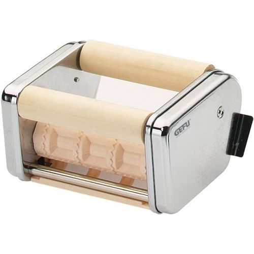  GEFU 28300 Nudelmaschine Pasta PERFETTA DE Luxe mit 6 Verschiedenen Aufsatzen - Maschine fuer die Zubereitung von Pasta