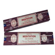인센스스틱 Satya Sai Baba Nag Champa- Meditation Incense Sticks - Pack of 2 (15 Gram Each)