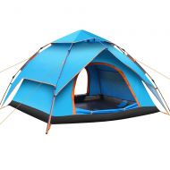 LIBWX Outdoors Tent Hydraulic UV Beach Tent 3-4 Man Automatic Tents Family Sun Tent for Camping, Outdoor, Garden, Fishing, Picnic