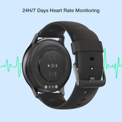  [아마존베스트]Smart Watch, UMIDIGI Uwatch 2S Fitness Tracker Heart Rate Monitor, Activity Tracker with 1.3 Touch Screen, 5ATM Waterproof Pedometer Smartwatch Sleep Monitor for iPhone and Android