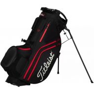Titleist - Hybrid 14 Golf Bag - Black/Black/Red