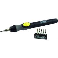 General Tools Precision Cordless Electric Screwdriver #500 with Six Bits and Quick Change Chuck, Handles Difficult, Repetitive Screw-Fastening Jobs