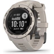 Garmin 010-02064-01 Instinct, Rugged Outdoor Watch with GPS, Features Glonass and Galileo, Heart Rate Monitoring and 3-Axis Compass, Tundra