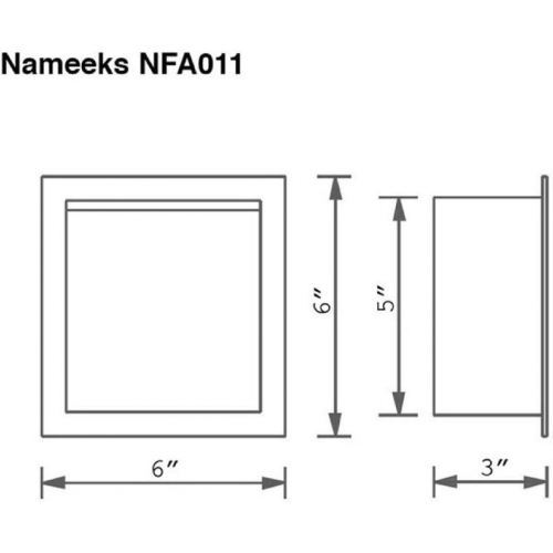  Nameeks NFA011 NFA Toilet Paper Holder, One Size, Chrome