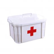 First aid kit LCSHAN Household Plastic Layered Medicine Box Children Multifunctional Storage Box