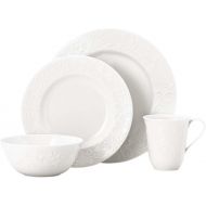 Lenox Opal Innocence Carved 4-piece Place Setting, 4.95 LB, White