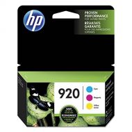 HP 920 3 Ink Cartridges Cyan, Magenta, Yellow Works with HP OfficeJet 6000, 6500, 7000, 7500 CH634AN, CH635AN, CH636AN