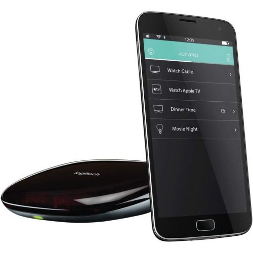  Amazon Renewed logitech 915-000238 Harmony Home Hub for Smartphone Control of 8 Home Entertainment and Automation Devices (Renewed)