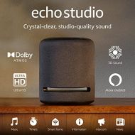 Amazon Echo Studio - High-fidelity smart speaker with 3D audio and Alexa that fits your style