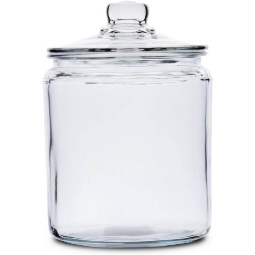  Anchor Hocking Heritage Hill Canister, Glass, 1/2-Gallon
