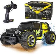 EP EXERCISE N PLAY 1:10 Scale All Terrain RC Car 9204E, 48 KPH High Speed 4WD Electric Vehicle with 2.4 GHz Remote Control, 4X4 Waterproof Off-Road Truck with Two Rechargeable Batteries