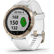 [아마존베스트]Garmin Approach S40, Stylish GPS Golf Smartwatch, Lightweight With Touchscreen Display, White/Light Gold