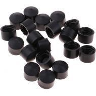 Kesoto 20 Sets PU Replacement Pivot Cups Fits Most Truck Black for Skateboard Longboard Truck Pivot Accessories 2 Sizes Included - Type 2