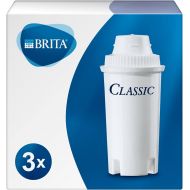 Visit the Brita Store BRITA filter cartridges Classic in a pack of 3 - filter cartridges for older BRITA water filters to reduce lime, chlorine and substances that impair taste in tap water