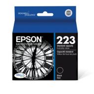 Epson T223 DURABrite Ultra -Ink Standard Capacity Black -Cartridge (T223120) for Select Epson Workforce Printers