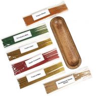 인센스스틱 Hosley 120 Assorted Highly Fragranced Incense Sticks and 12 Inch Long Wood Trough Double Incense Stick Holder. Ideal Gift for Home Warming Spa Reiki Garden 06