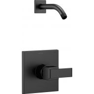 DELTA FAUCET Delta Faucet Ara 14 Series Single-Function Shower Trim Kit, Matte Black T14267-BLLHD (Valve and Shower Head Not Included)