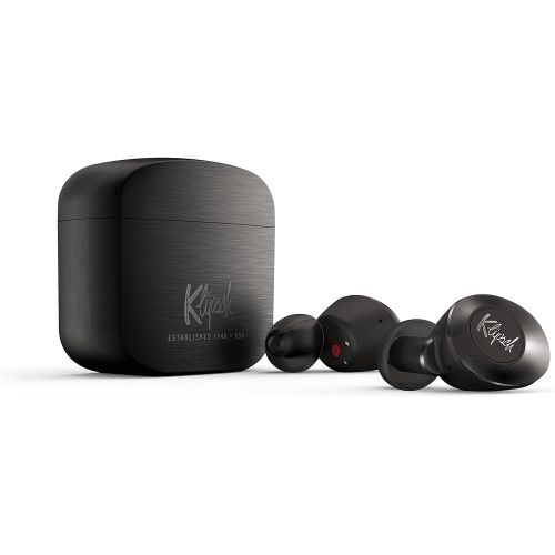 클립쉬 Klipsch T5 II True Wireless Bluetooth 5.0 Earphones in Gunmetal with Transparency Mode, Beamforming Mics, Best Fitting Ear Tips, and 32 Hours of Battery Life in a Slim Charging Cas