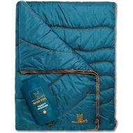 Wise Owl Outfitters Camping Blankets for Cold Weather - Puffy, Packable, Compact, Warm & Insulated Camping Quilt - Outdoor Blanket for Stadium, Backpacking, Camping, Travel, and Hi