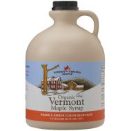 Hidden Springs Maple Hidden Springs Organic Vermont Maple Syrup, Grade A Amber Rich, 64 Ounce, 1 Half Gallon,...