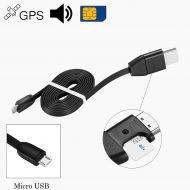 Jiusion GPS Listening USB Cable Charger Surveillance Device Quad-Band Real Time Tracker GSM GPRS System Bag Vehicle Tracking Alarm Device (Micro USB for Android/Window)