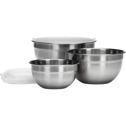  Cuisinart Chefs Classic Mixing Bowls, 5 quart, Stainless Steel