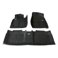 TuxMat Custom Car Floor Mats for Toyota Camry 2012-2017 Models - Laser Measured, Largest Coverage, Waterproof, All Weather. The Best Toyota Camry Accessory (Full Set - Black)