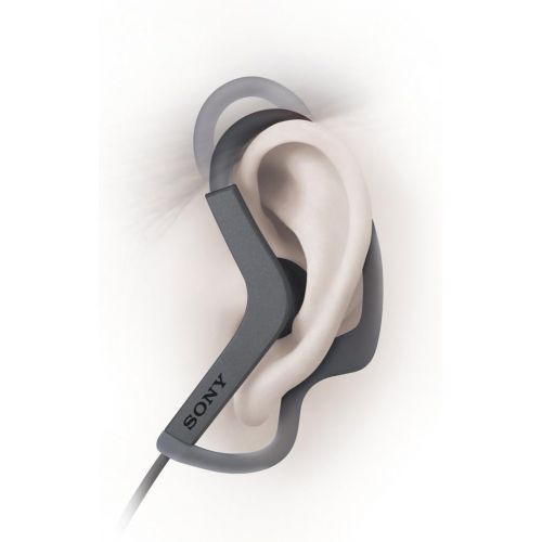 소니 [아마존베스트]Sony MDR-AS210AP Sports Headphones Splash-Proof Integrated Microphone Black