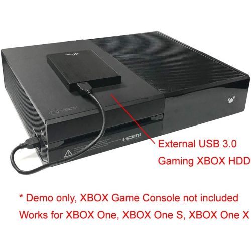  Avolusion HD250U3 1TB USB 3.0 Portable External Gaming Hard Drive (Xbox One Pre-Formatted) - Black - 2 Year Warranty