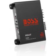 BOSS Audio Systems R1004 4 Channel Car Amplifier ? Riot Series, 400 Watts, Full Range, Class A/B, 2 Ohm Stable, IC (Integrated Circuit) Great for Car Speakers and Car Stereos