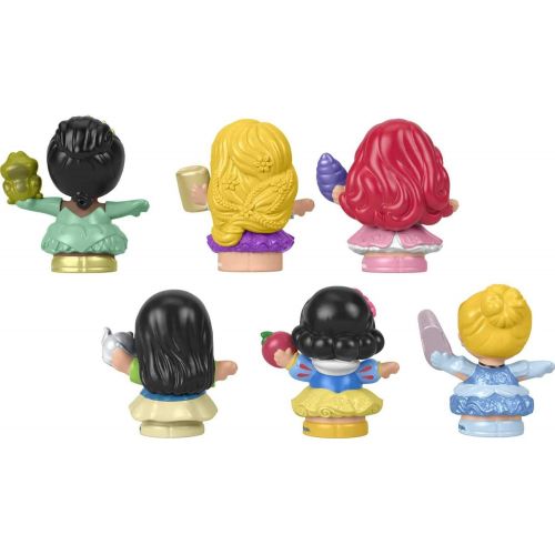  Fisher-Price Disney Princess Gift Set by Little People, 6 Character Figures for Toddlers and Preschool Kids Ages 18 Months to 5 Years