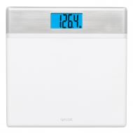 Taylor Precision Products Taylor 440 lb. Capacity High Gloss Bright White Digital Bathroom Scale with Satin Metal Accents