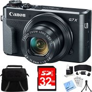 Canon PowerShot G7 X Mark II Digital Camera w/ Accessory Bundle includes 8 items