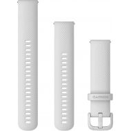 Garmin Quick Release 20 Watch Band, White Silicone and Hardware, (010-13021-01)