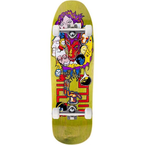  Welcome Skateboards Welcome Miller Collage Chris Miller Pro Model On A Gaia Skateboard Complete - Various Stains - 9.60