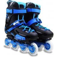 mfw@wewe Inline Skates Professional Roller Skating Shoelace Safety Lock Inline Skates for Men and Women A Variety of Sizes Mens Adult Fitness Inline Skate
