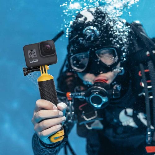  [아마존베스트]Sametop Floating Hand Grip Waterproof Handle Floaty Handler Compatible with GoPro Hero 9, 8 Black, Hero 7, 6, 5, 4, Session, 3+, 3, 2, 1, Hero (2018), Fusion, DJI Osmo Action Camer