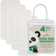 Wonderful Walrus Changing Pad Liners BAMBOO 4-PACK  Softer, Thicker & Cute 3 layer 14” x 27” Design. Panda Pads - A Waterproof Mat to cover your Diaper Changing Table, Diaper Changing Pad or Mattr