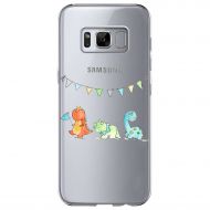 Flyeri Samsung Galaxy S8 Case, Flower Clear Soft TPU case for Galaxy S8 Case (2)