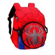 YOURNELO Boys Cool Heroes Rucksack Pre-school Backpack Bookbag with Mini Crossbody Bag (Spider Man)