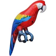 Jet Creations Parrot Inflatable Pet Scarlet Macaw 24 Tall for Party Gift Luau Decoration Novelty Prop Jet-Parrot