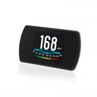TIMPROVE Universal Car HUD Head Up Display Digital GPS Speedometer with Speedup Test Brake Test Overspeed Alarm 3 Inch TFT LCD Display for All Vehicle