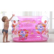 Inflatable Pink Princess Baby Pool Family Children Baby Swimming Bucket Bucket